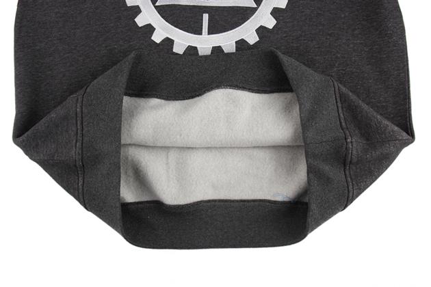 Custom Design Melange Gray Cotton Fleece