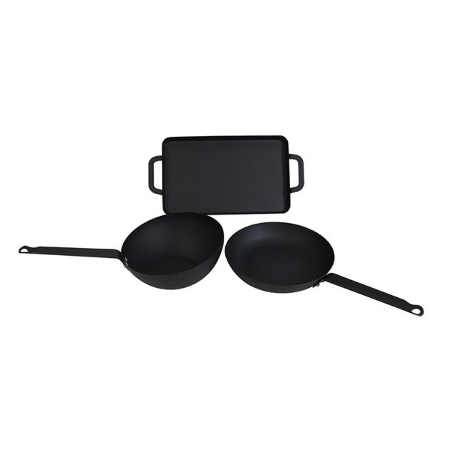 Stove Top Double Burner Carbon Steel