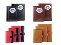 Practical and efficient office supplies leather cover notebook 