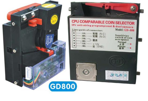top insert coin acceptor hopper coin operated  machine