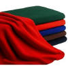 Solid color polar fleece blanket