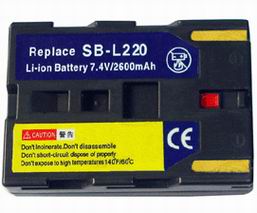 Camcorder Battery  Samsung SBL-220