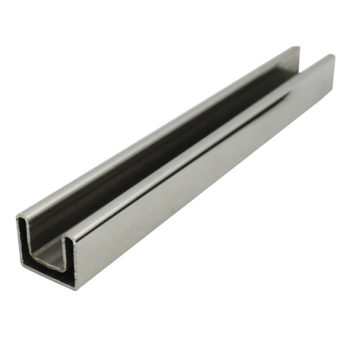 Stainless Steel Single Slot Rectangular Tube