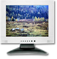 15 inch LCD TV/Monitor+Touch Screen+VGA+AV