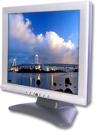 17inch LCD TV/Monitor+Touch Screen+VGA+AV