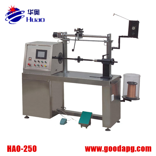 Linear transformer winding machine