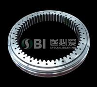 Four Point Contact Ball Slewing Ring Bearing With Inner Gear