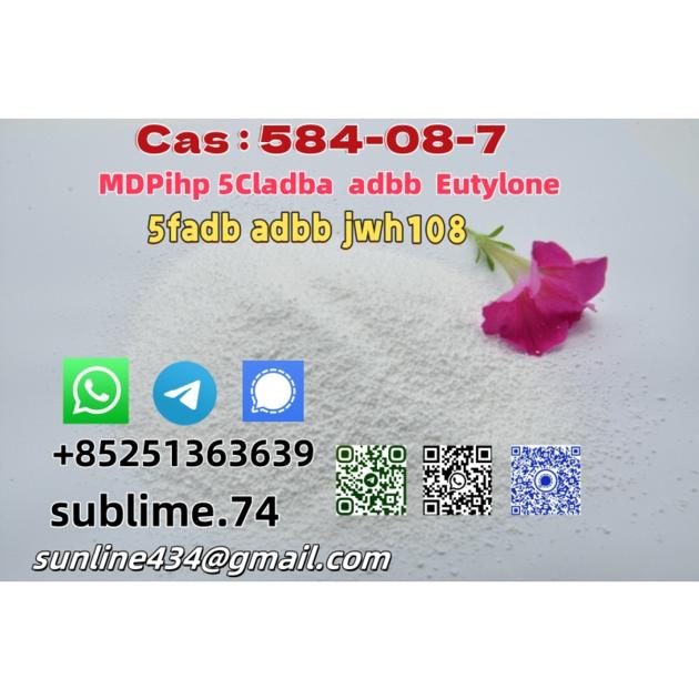 Cas : 584-08-7adbb Eutylone 5fadb  jwh108 bmk MDMB EU