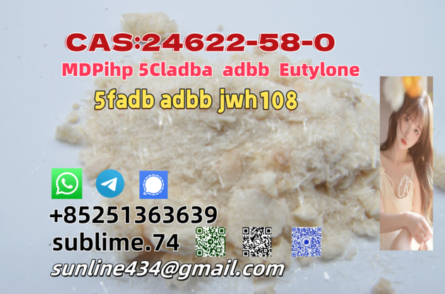 CAS :24622-58-0 MDPihp 5Cladba Eutylone 5fadb  jwh108 bmk MDMB EU