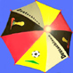 Hot music&flash football/soccer umbrella souvenir for the 2006th world cup