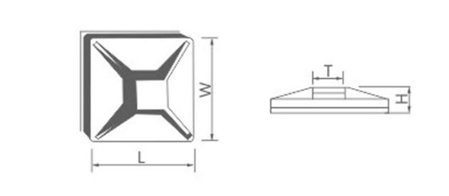 Adhesive Cable Tie Mounts