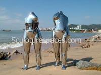 stainless steel sculpture