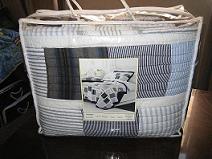Quilts Set, Home Textile Embroidery Quilt, pillow shams, cotton fabric, washable