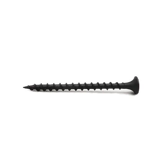 Phillips drive bugle head drywall screw black phosphated coarse thread2