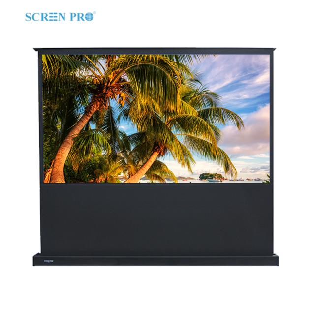 3d projector screen motorized floor projection screen electric projector screen 72-150