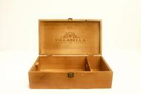 Beautiful recyclable wooden wine gift box