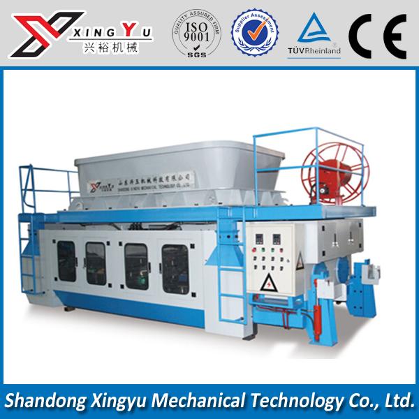 Precast concrete slab slipformer machine
