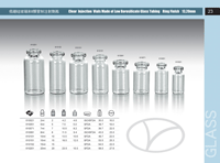 Clear Injection Vials Made of Low Borosilicate Glass Tubing