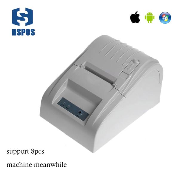 Desktop 58mm thermal printer bluetooth support android sdk and connect with 8 sets machine meanwhile