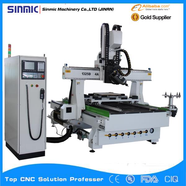 2017 NEW TYPE 4 Axis 1325cnc