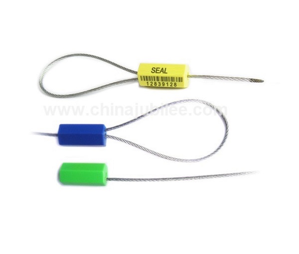 C108 high security cable seal 1.8mm laser printing with logos barcode serial number with customized 