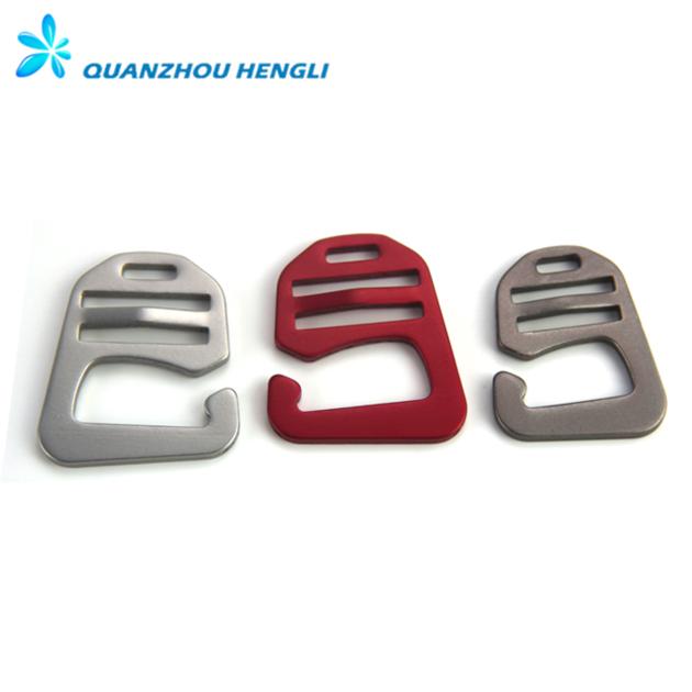 1inch Anodic Aluminium G Hook Strong Adjustable Buckles