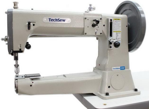 TECHSEW 5100 FULLY LOADED PACKAGE 16" CYLINDER HEAVY DUTY COMPOUND FEED INDUSTRIAL SEWING MACHINE