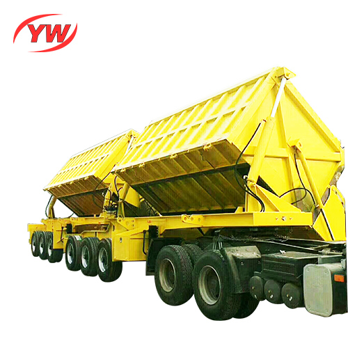 Dump semi trailer