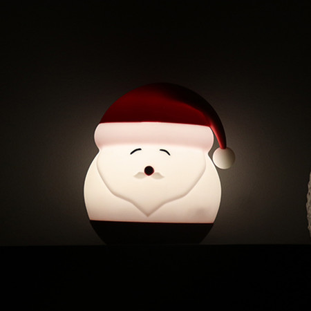 USB Rechargeable Santa Claus Silicone LED Night Lights