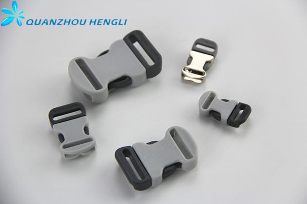 Plastic Gray Color Bone Buckle For