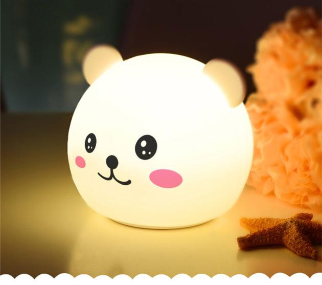 Creative Kids Gift Silicone LED Panda Night Lamp