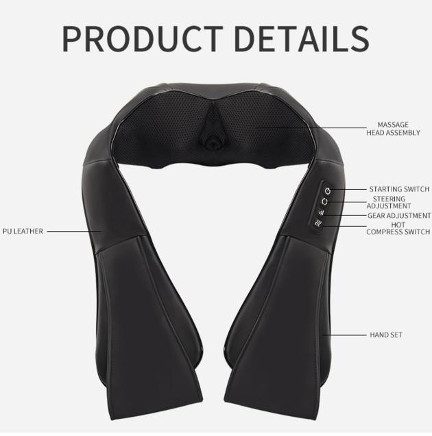 Electric Massager therapy neck and shoulder dual back pain relief ideal gift massage