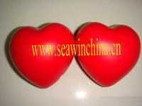 PU heart,PU stress heart,heart stress toy(polyurethane)