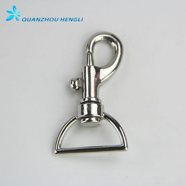 Hot sale nickel plated spring trigger swivel snap hook