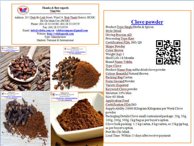 Clove powder