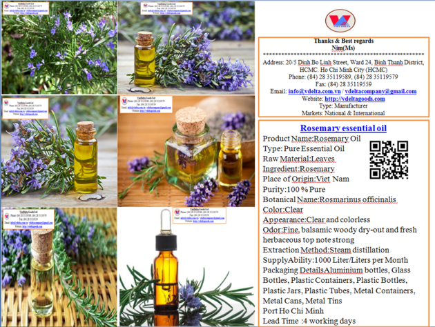 Rosemary oil