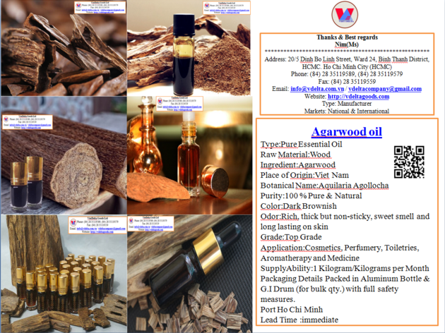 Agarwood oil