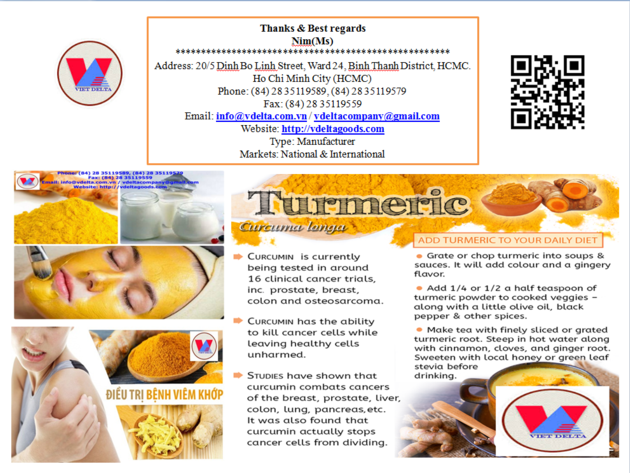 Turmeric Starch