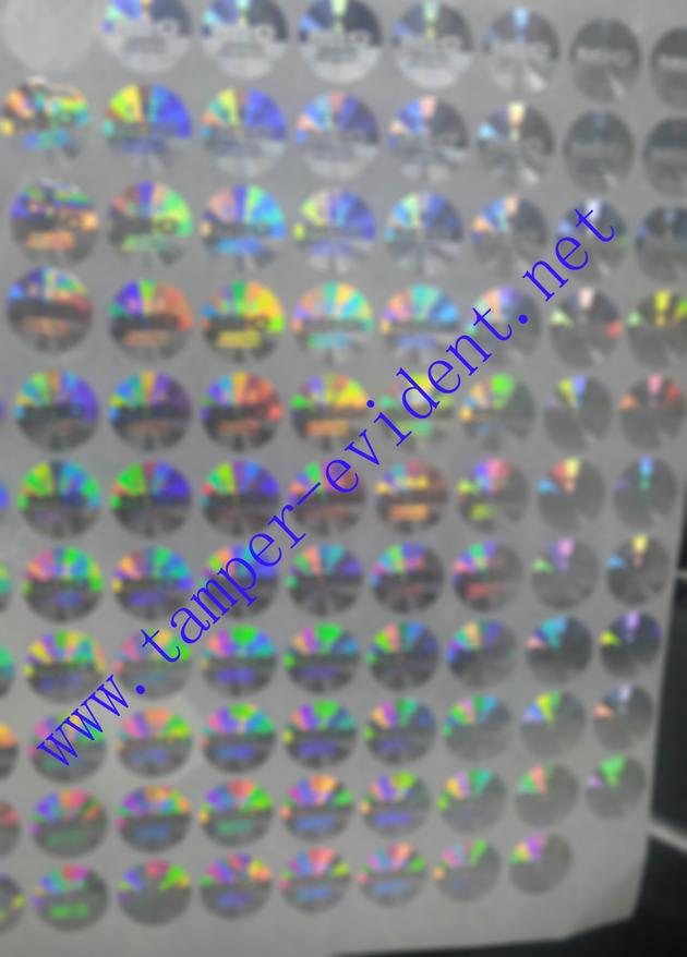 Holographic Tamper Evident Stickers