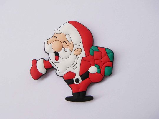 FREE SAMPLE! Christmas OEM Custom 3D fridge magnet pvc magnet