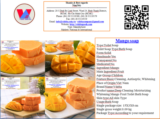 Mango soap