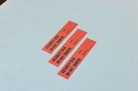 serrated label