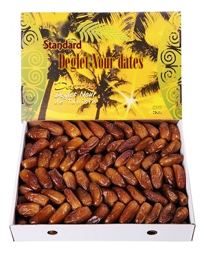 Fresh Deglet Nour Dates Of Tunisia