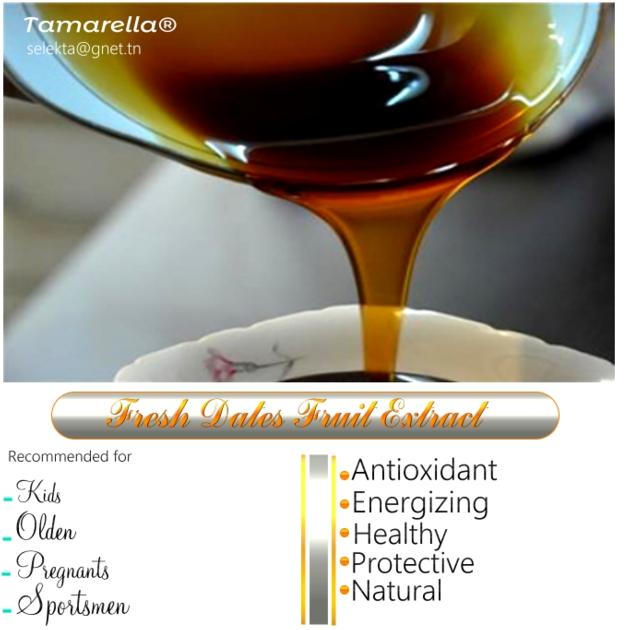 Organic Healthy dates fruit syrup as sugar substitute
