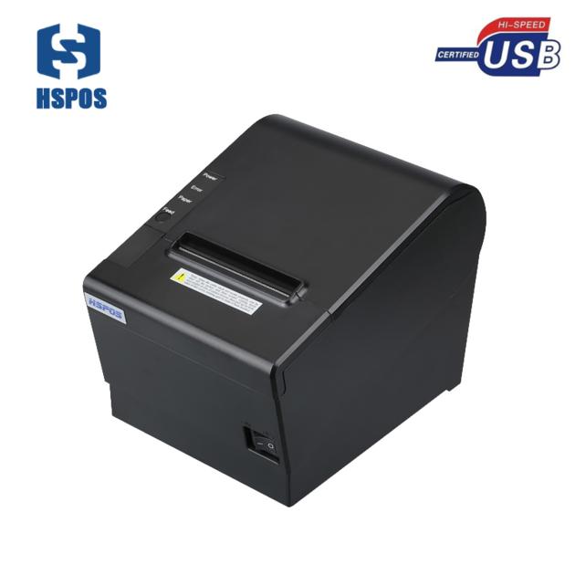 high quality 80mm pos thermal printer usb port support multiple language print