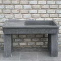 Blue stone limestone sink