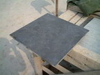 Blue limestone tile honed