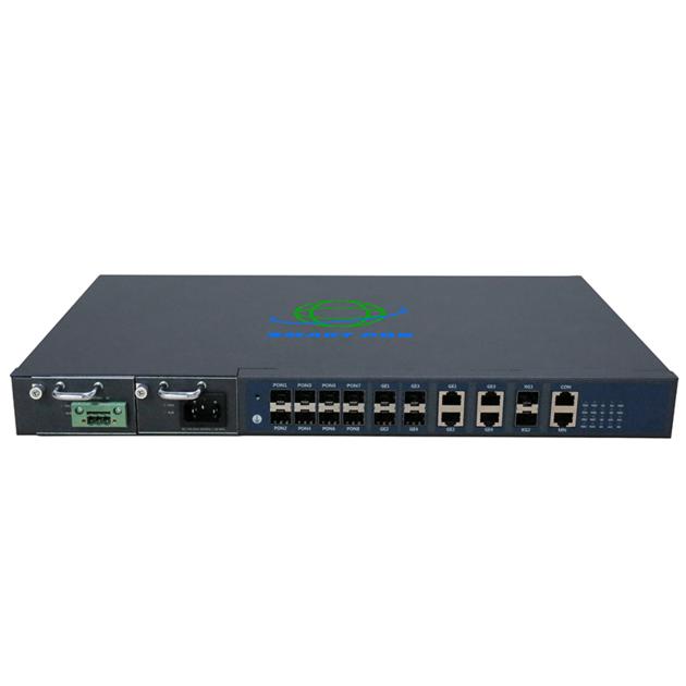 8port GPON OLT SGL1008 Dual Power