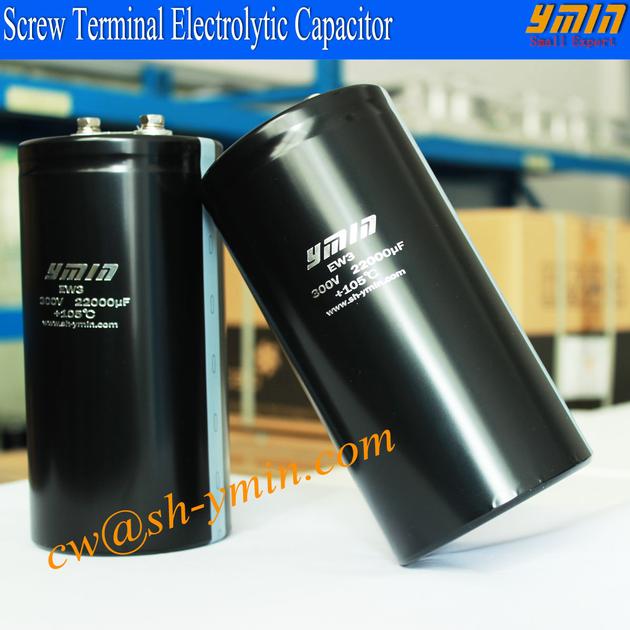 UPS Capacitor Screw Terminal Electrolytic Capacitor for UPS