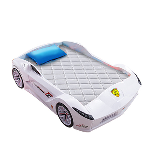 TC200 latest plastic material red race car bed